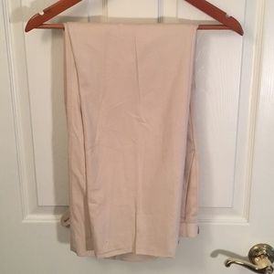 J Crew Italian Chino Suit Pants--Tan--34W